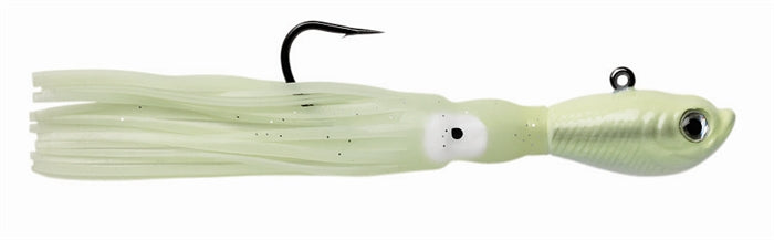 SPRO Squidtail Jig — 1/4 oz, Glow