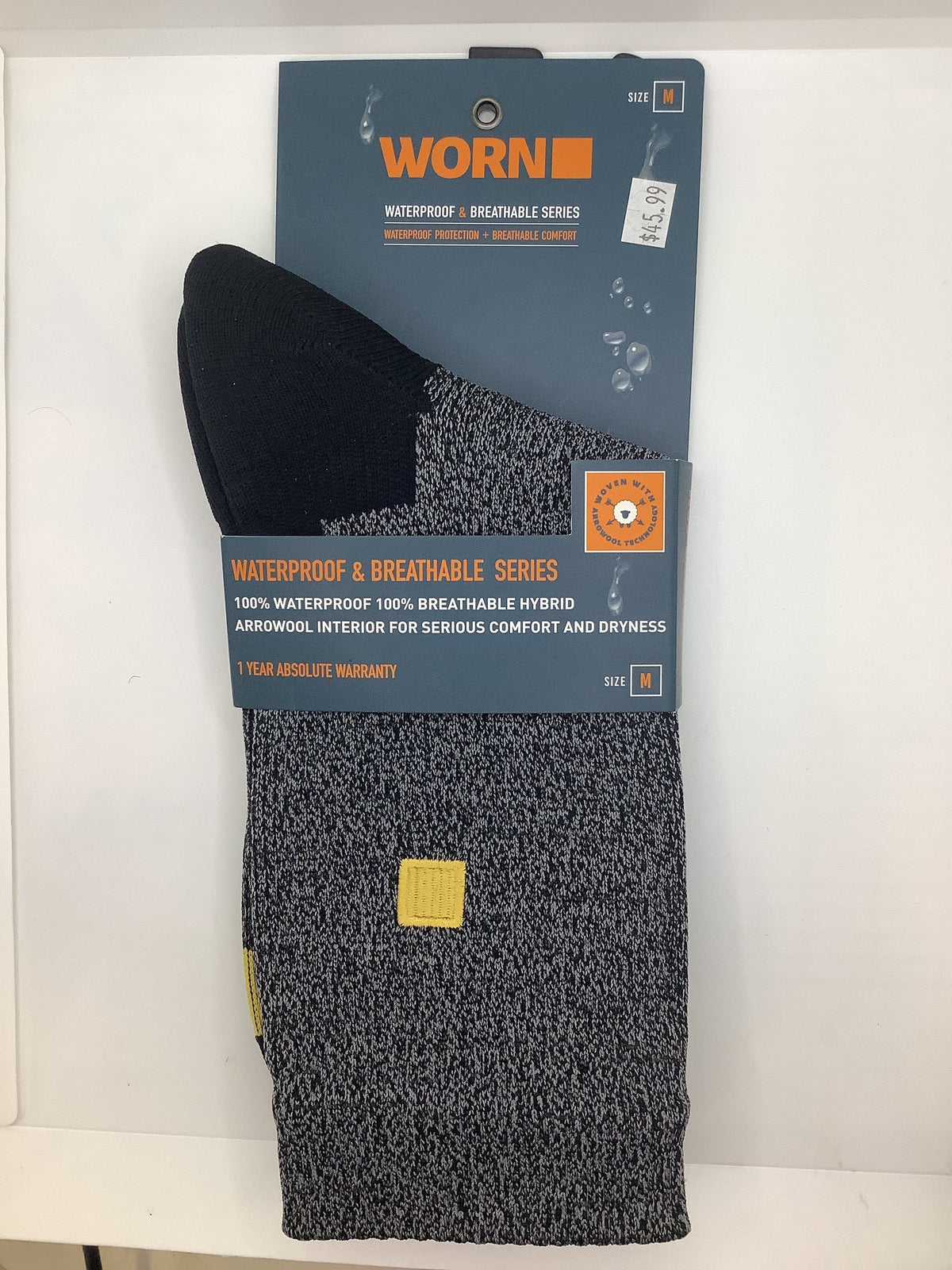 WORN Waterproof & Breathable Crew Sock