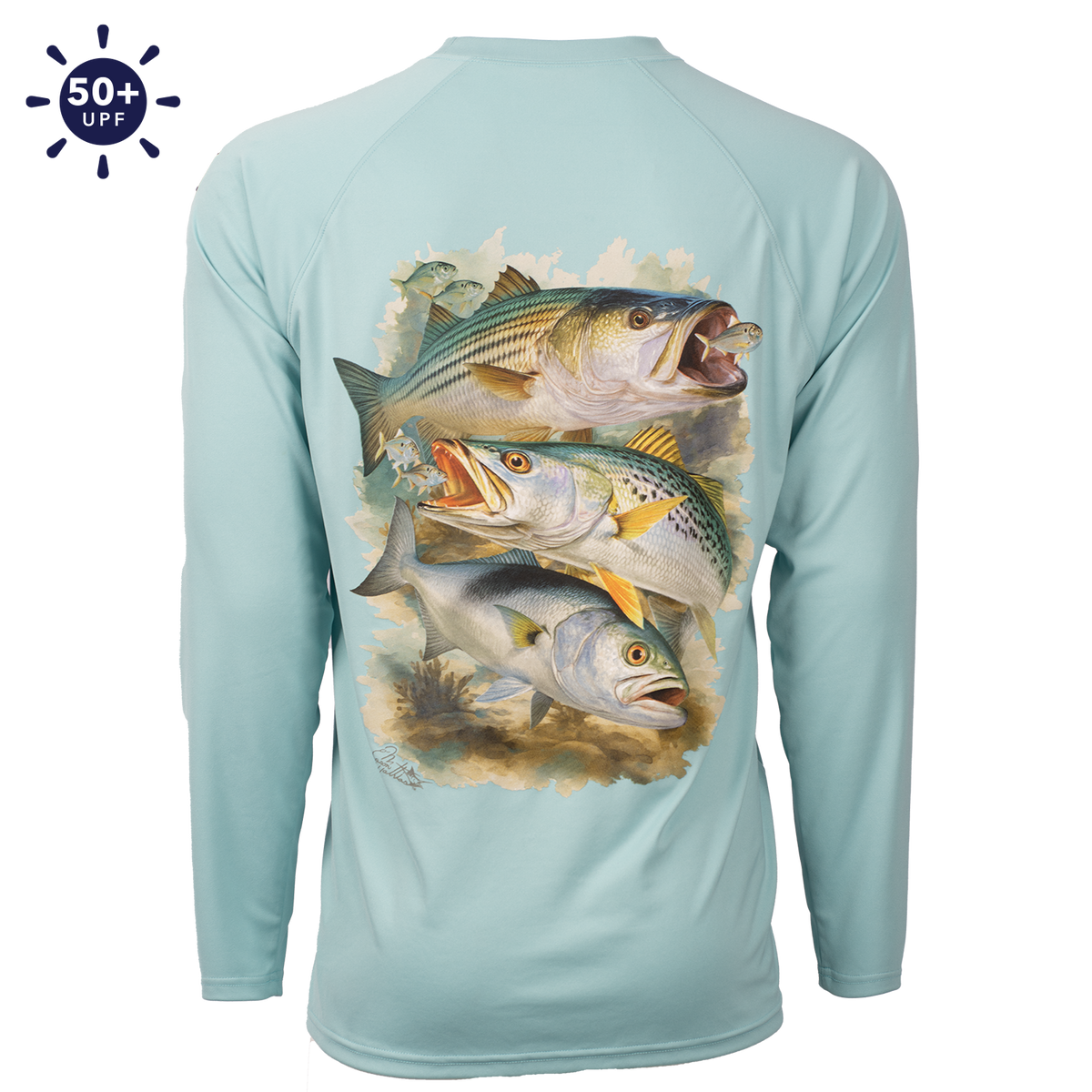 Bimini Bay Hook M' Performance Long Sleeve - Northeast Inshore Slam