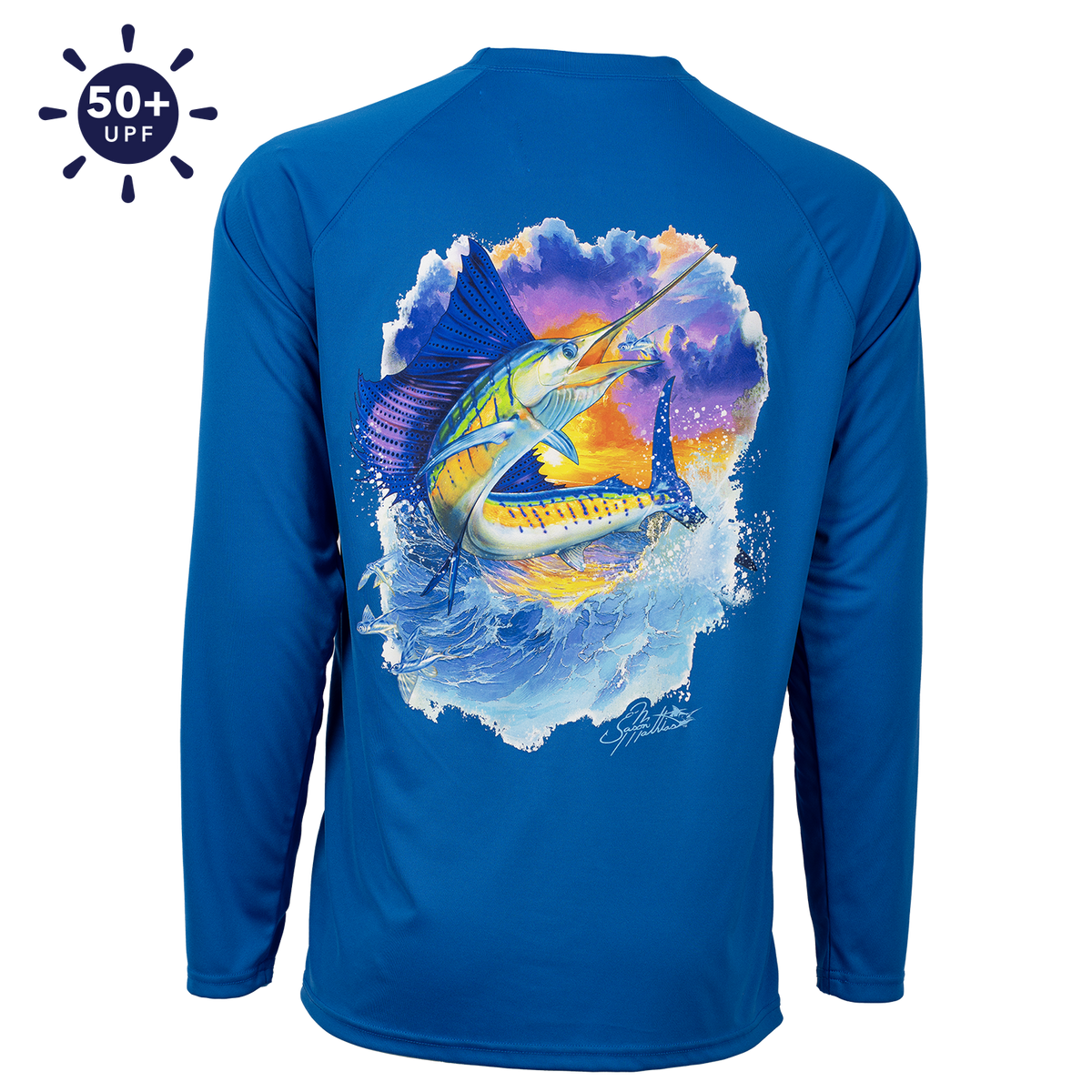 Bimini Bay Hook M' Performance Long Sleeve - Sailfish