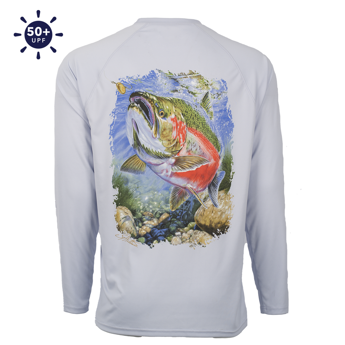 Bimini Bay Hook M' Performance Long Sleeve - Steelhead