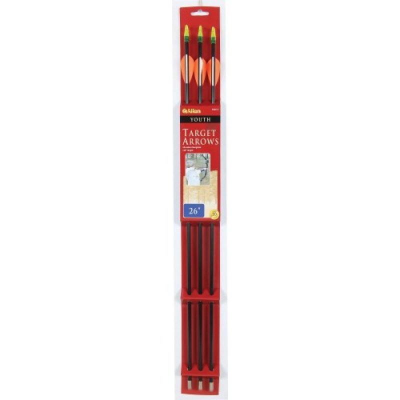Allen Youth Fiberglass Target Arrows — 3 Pack