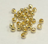Tungsten Slotted Disco Beads Per 100