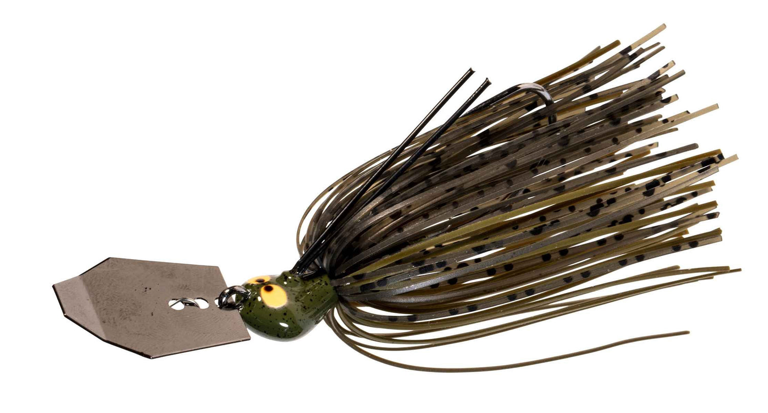 Z-Man CrossEyeZ ChatterBait in Green Pumpkin