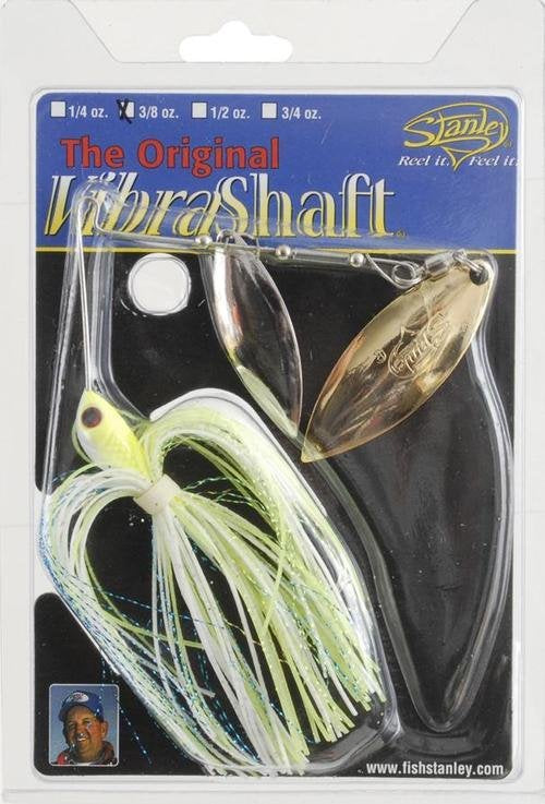 Stanley VibraShaft Spinnerbait — 3/8 oz Double Willow