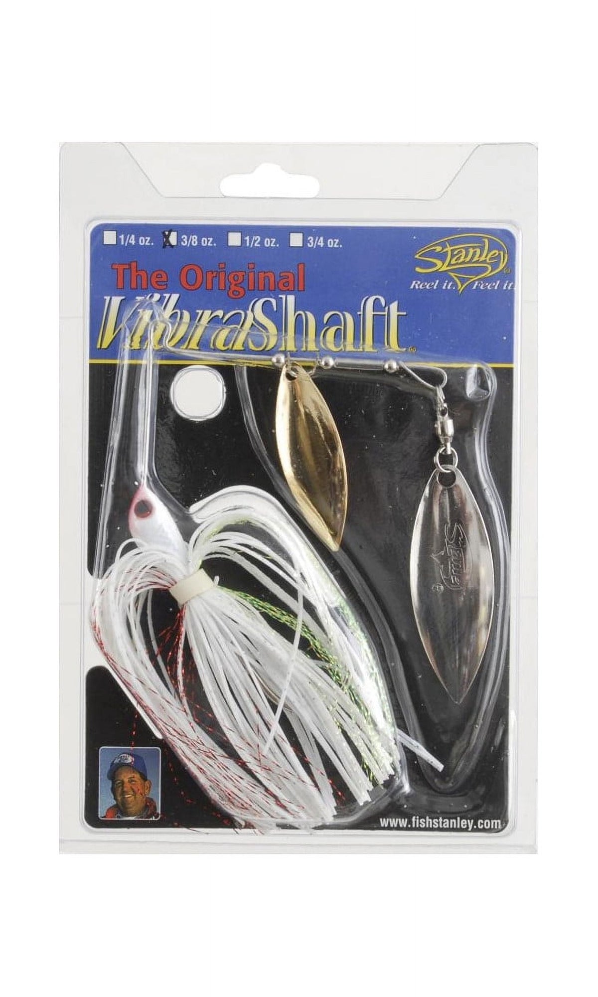 Stanley VibraShaft Spinnerbait — 3/8 oz Double Willow