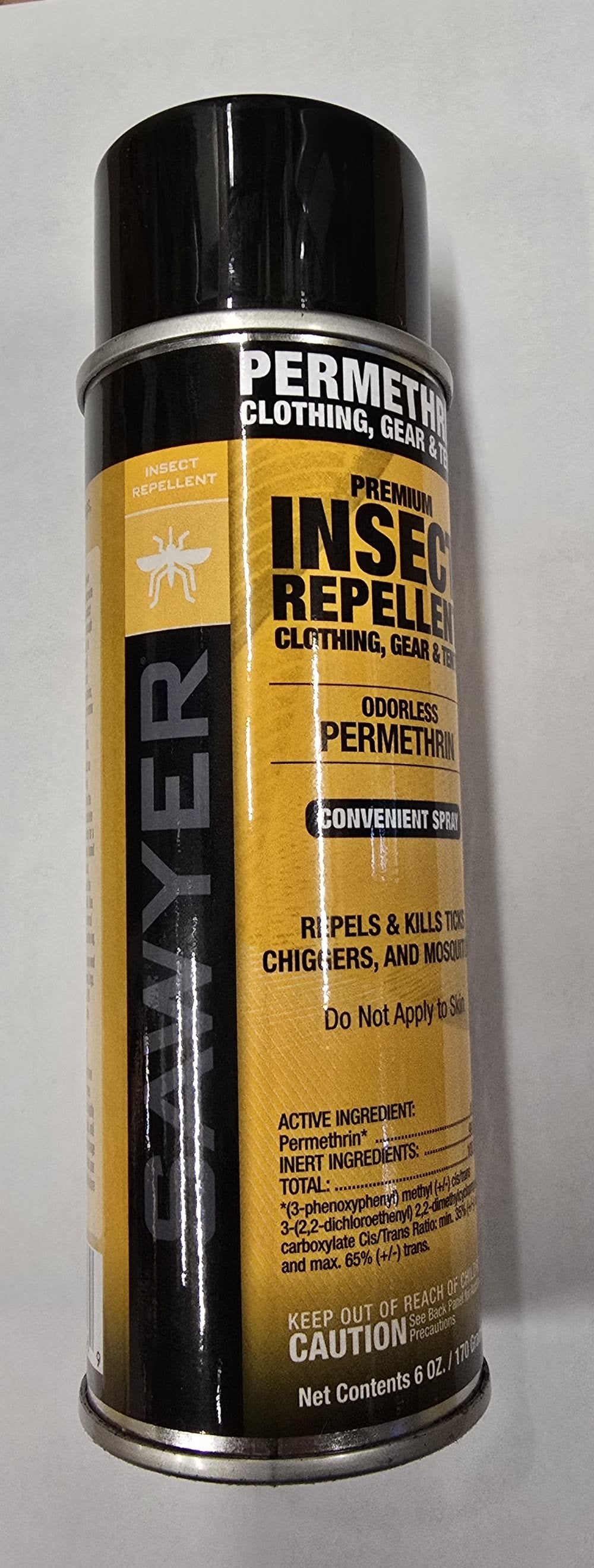 Sawyer Permethrin Clothing & Gear Insect Repellent — 6 oz Aerosol