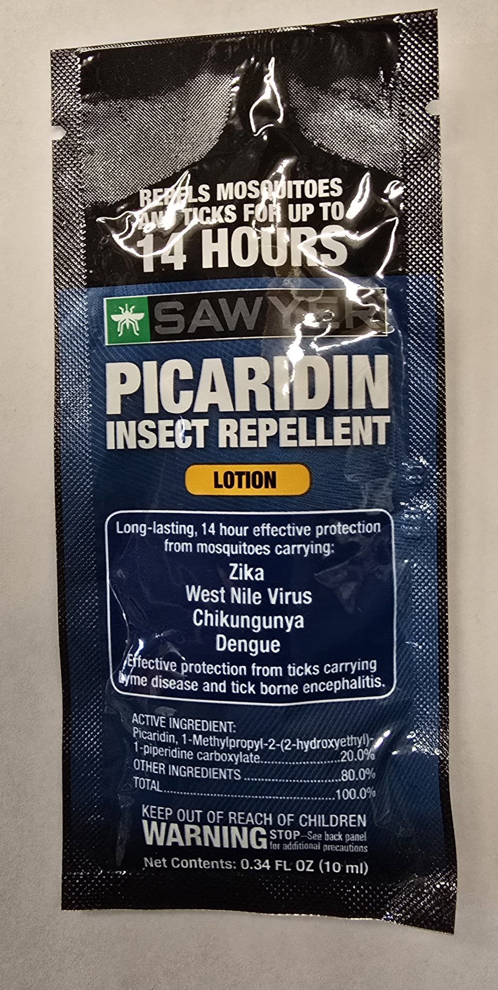 Sawyer Picaridin Insect Repellent Lotion — 20%, 0.34 oz Single