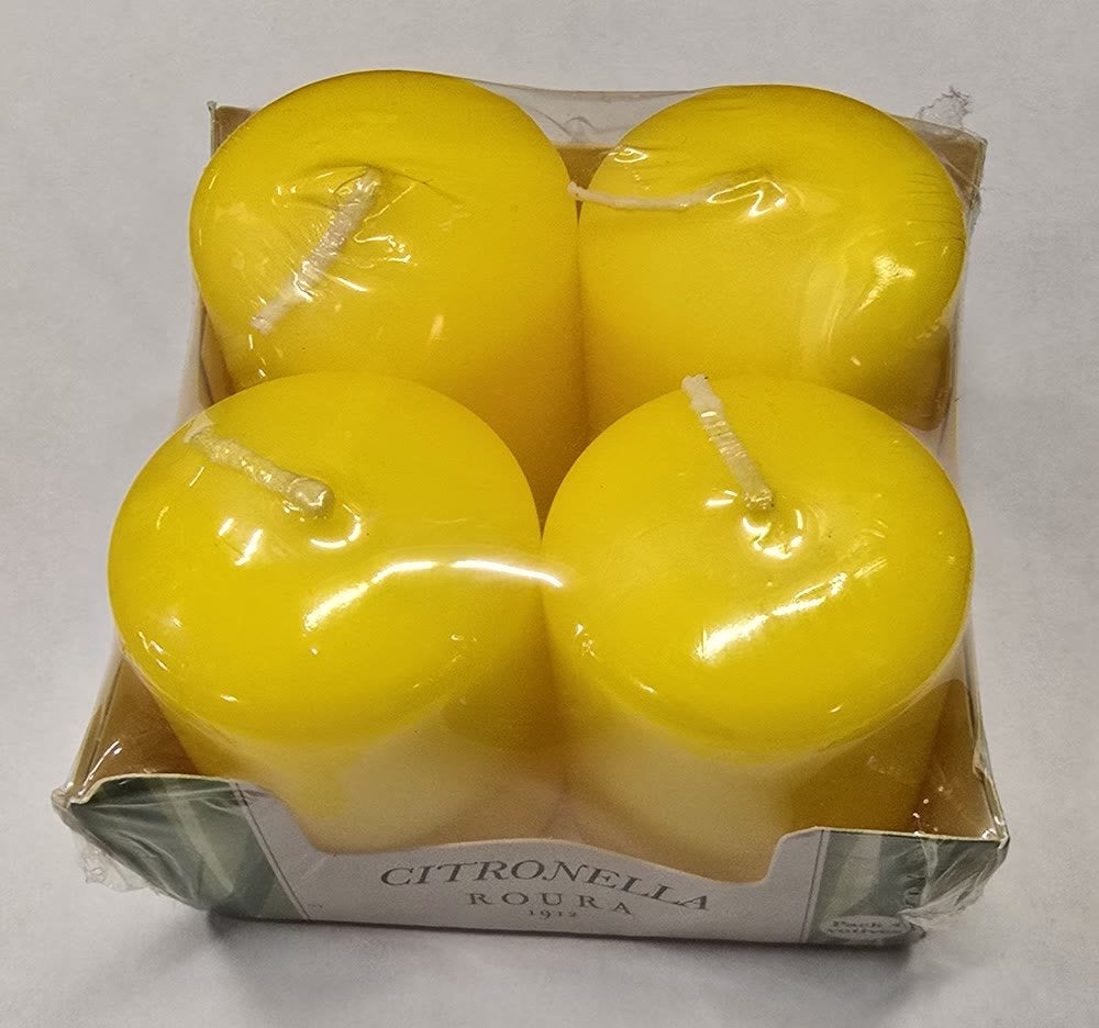 Roura Citronella Votive Candles — 4-Pack