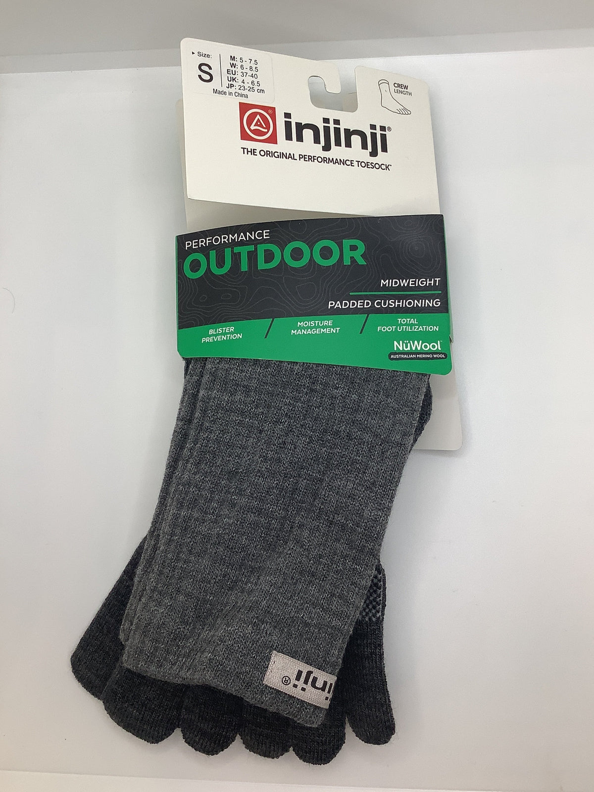 Injinji Outdoor Midweight Crew NuWool