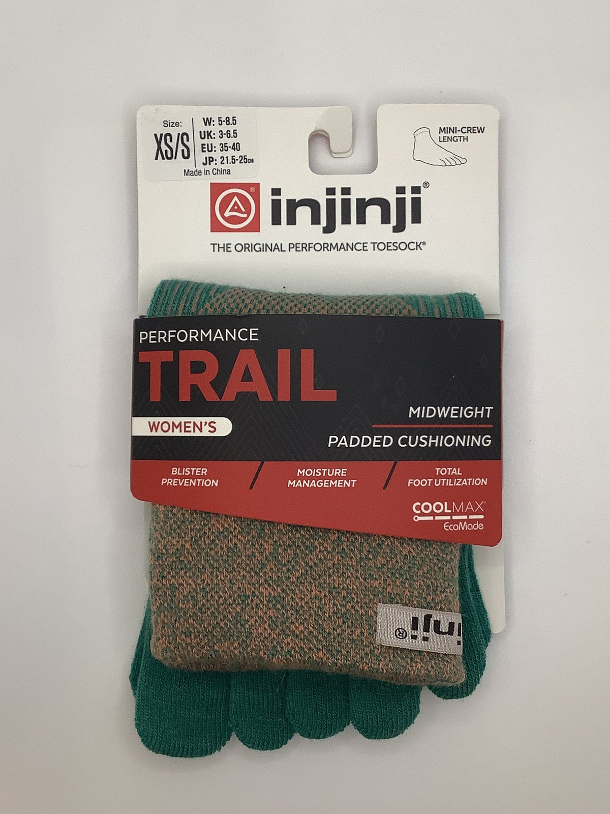 Injinji Women's Trail Midweight Mini-Crew