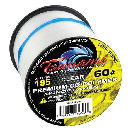 Tsunami Co-Polymer Line 1/4 lb Spool