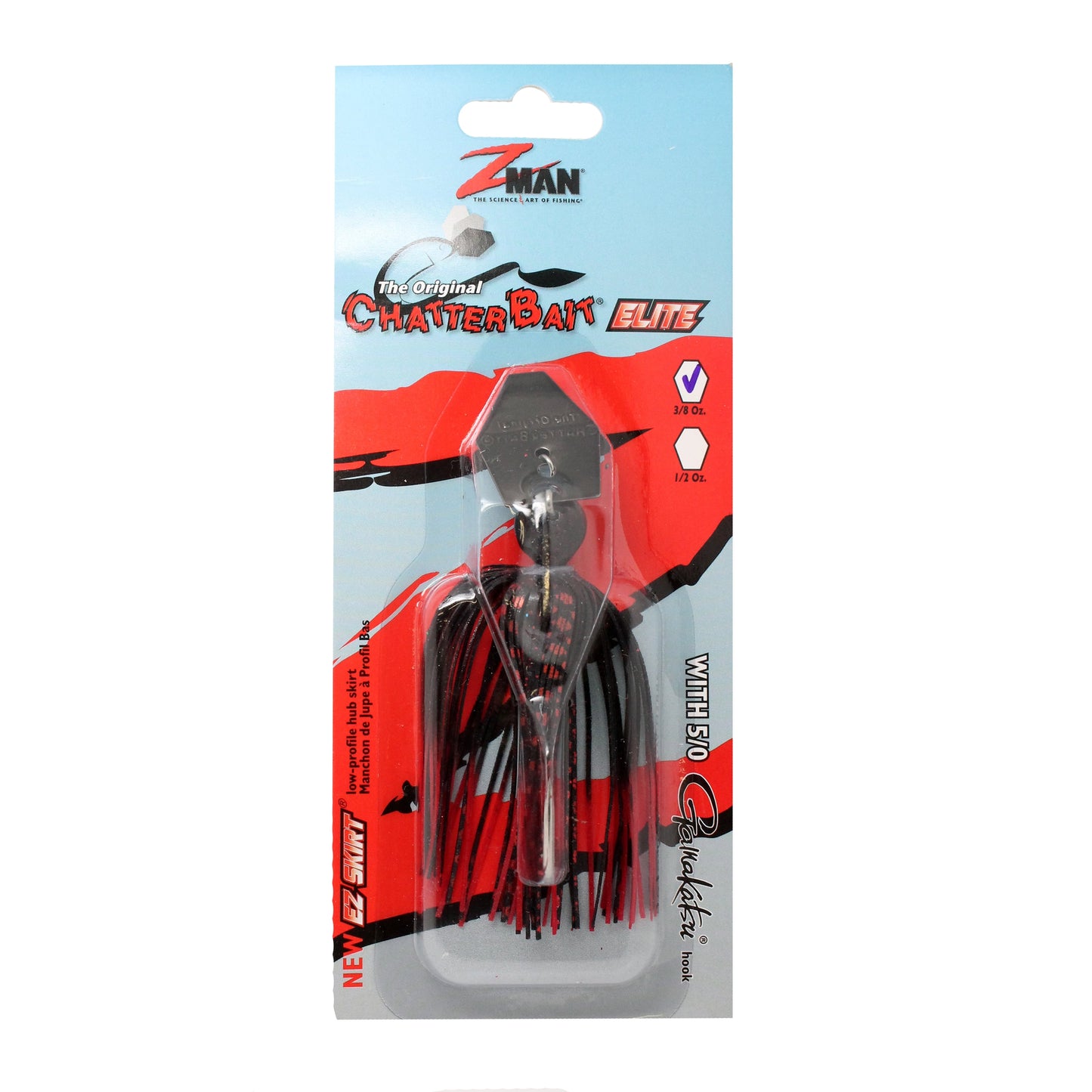 Z-Man ChatterBait Elite - Black/Red