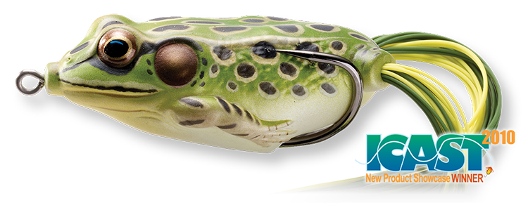LiveTarget Hollow Body Frog Green/Yellow