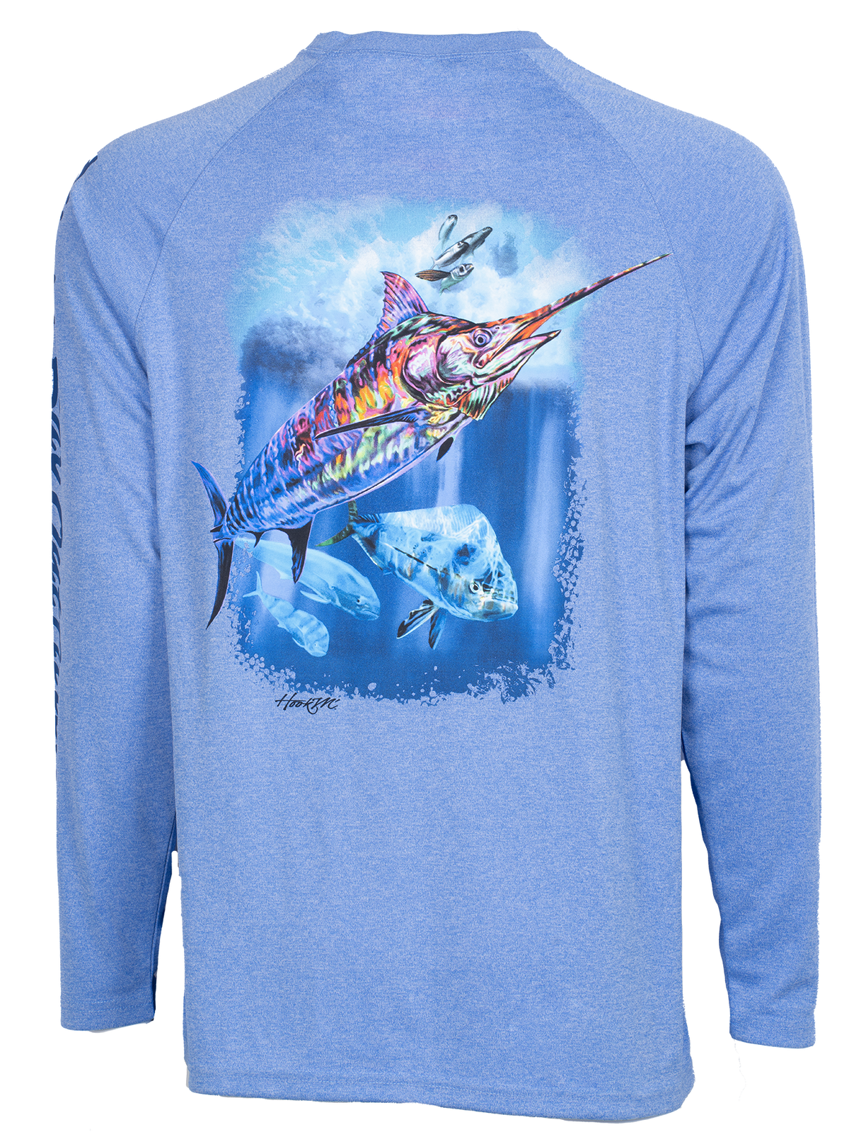 Bimini Bay Hook M' Performance Long Sleeve - Marlin