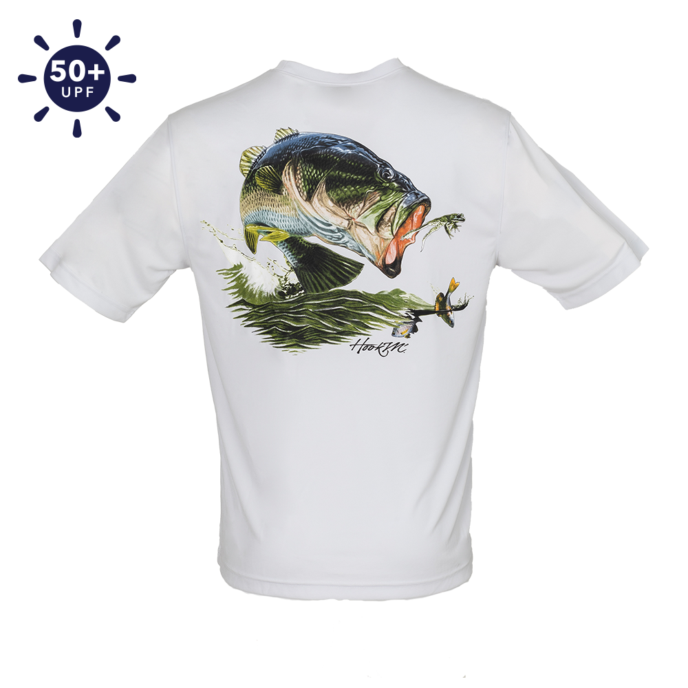 Bimini Bay Hook M' Performance Short Sleeve - Bass