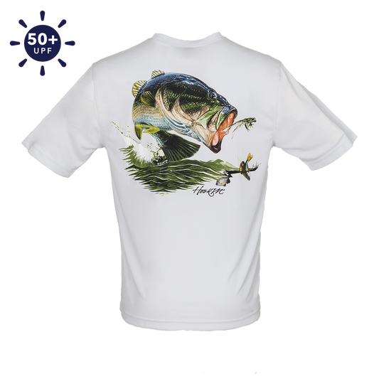 Bimini Bay Hook M' Performance Short Sleeve - Bass