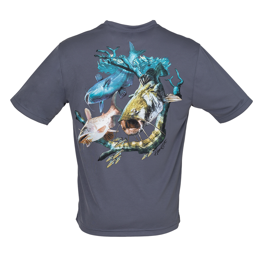 Bimini Bay Hook M' Performance Short Sleeve - Catfish