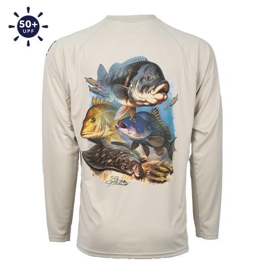 Bimini Bay Hook M' Performance Long Sleeve - Northeast Bottom Slam