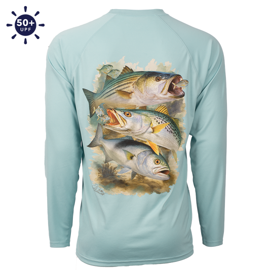 Bimini Bay Hook M' Performance Long Sleeve - Northeast Inshore Slam