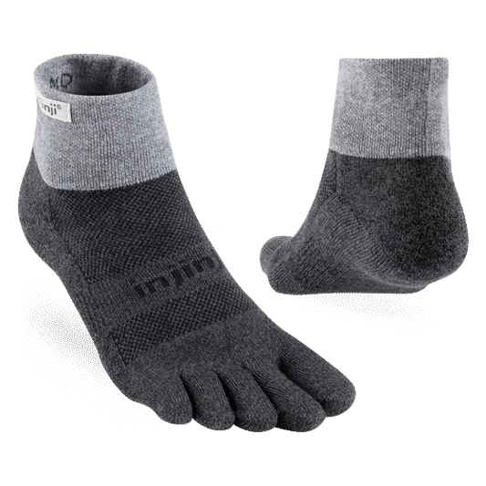 Injinji Trail Midweight Mini-Crew — Granite