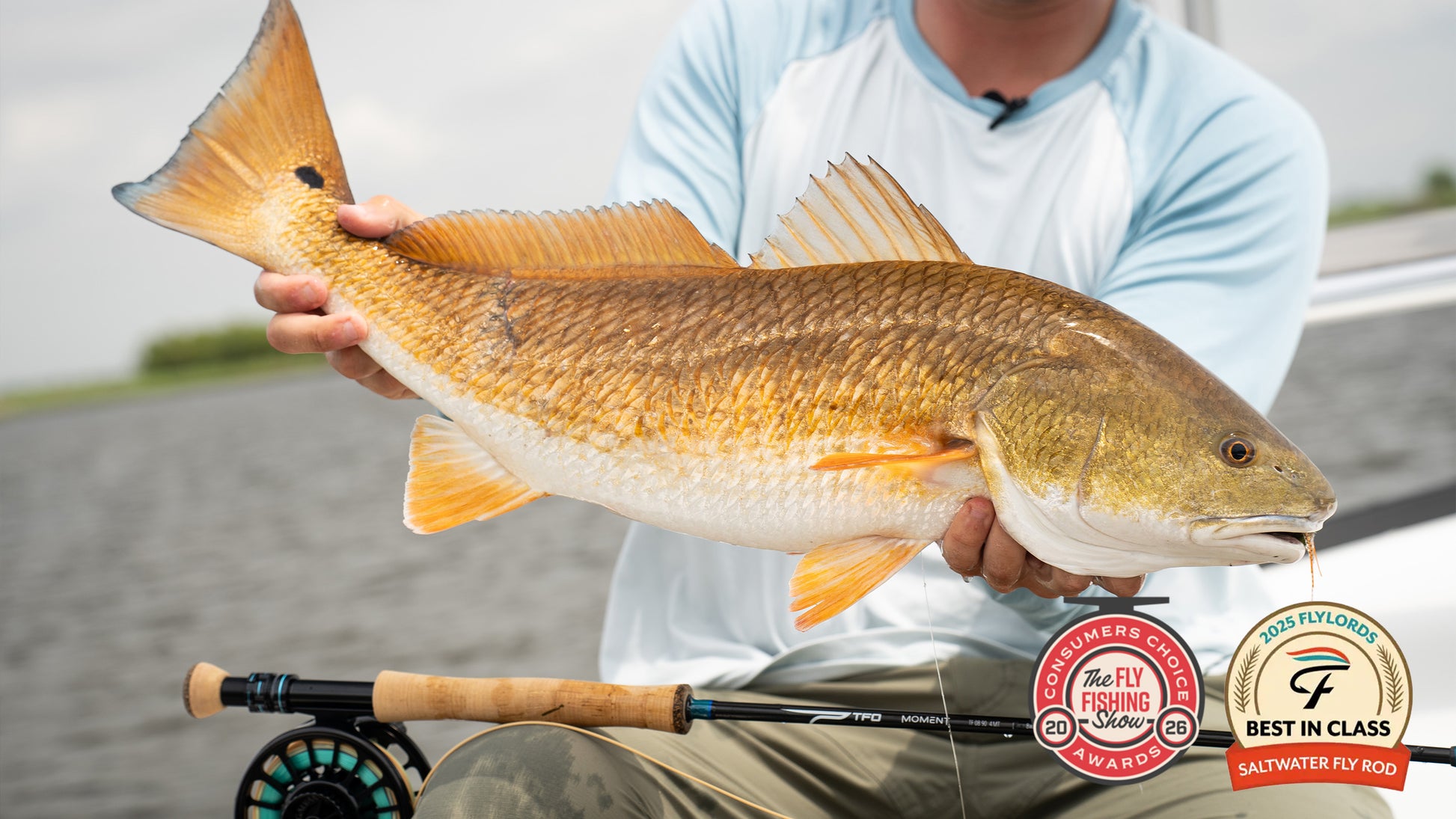 TFO Moment fly rod on the flats