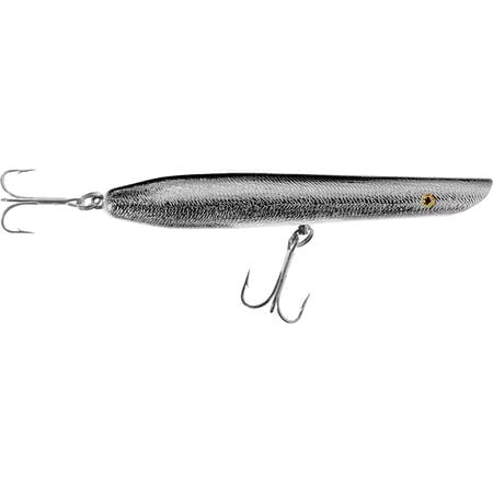 Cotton Cordell Pencil Popper — 7", 2 oz, Chrome/Black Back