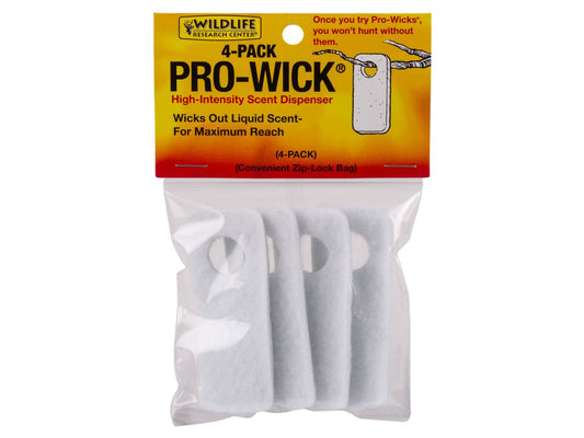 Wildlife Research Center Pro-Wicks Scent Dispensers — 4 Pack