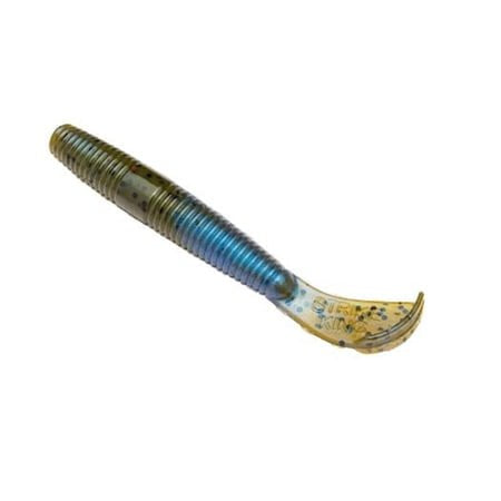 Strike King Rage Ned Cut-R Worm - Blue Craw