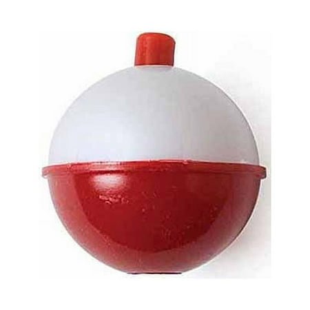 Red & White Push-Button Bobbers
