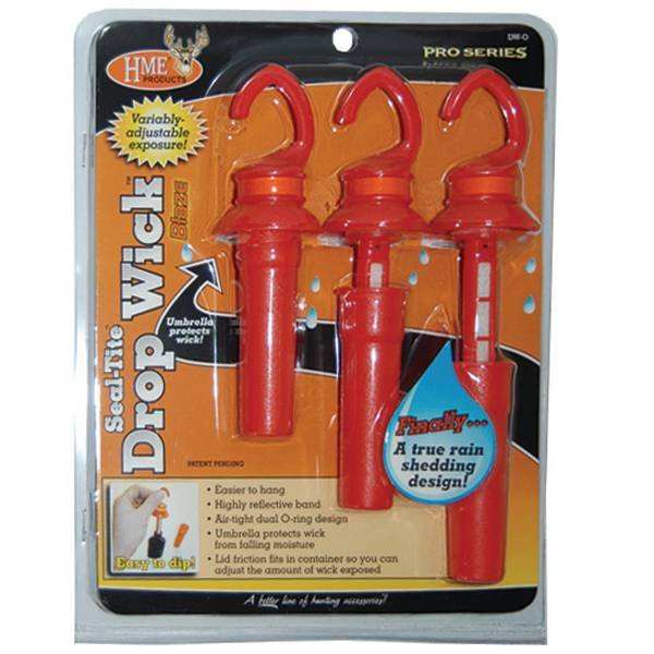 HME Seal-Tite Drop Wick Scent Dispensers — Orange, 3 Pack