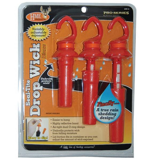 HME Seal-Tite Drop Wick Scent Dispensers — Orange, 3 Pack
