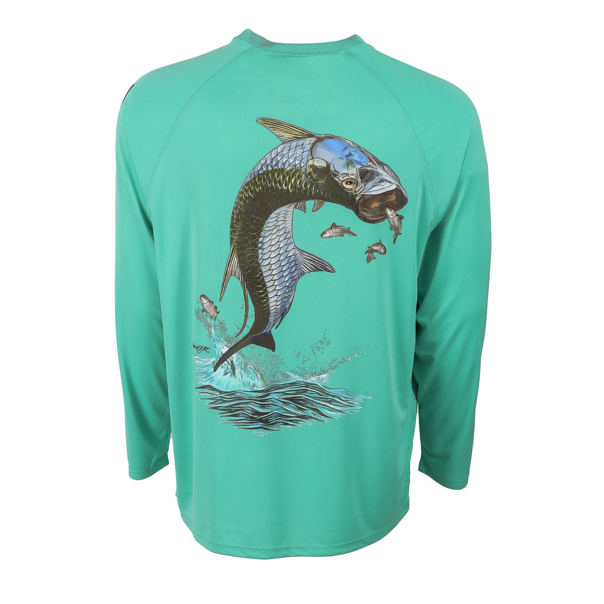 Bimini Bay Hook M' Performance Long Sleeve - Tarpon