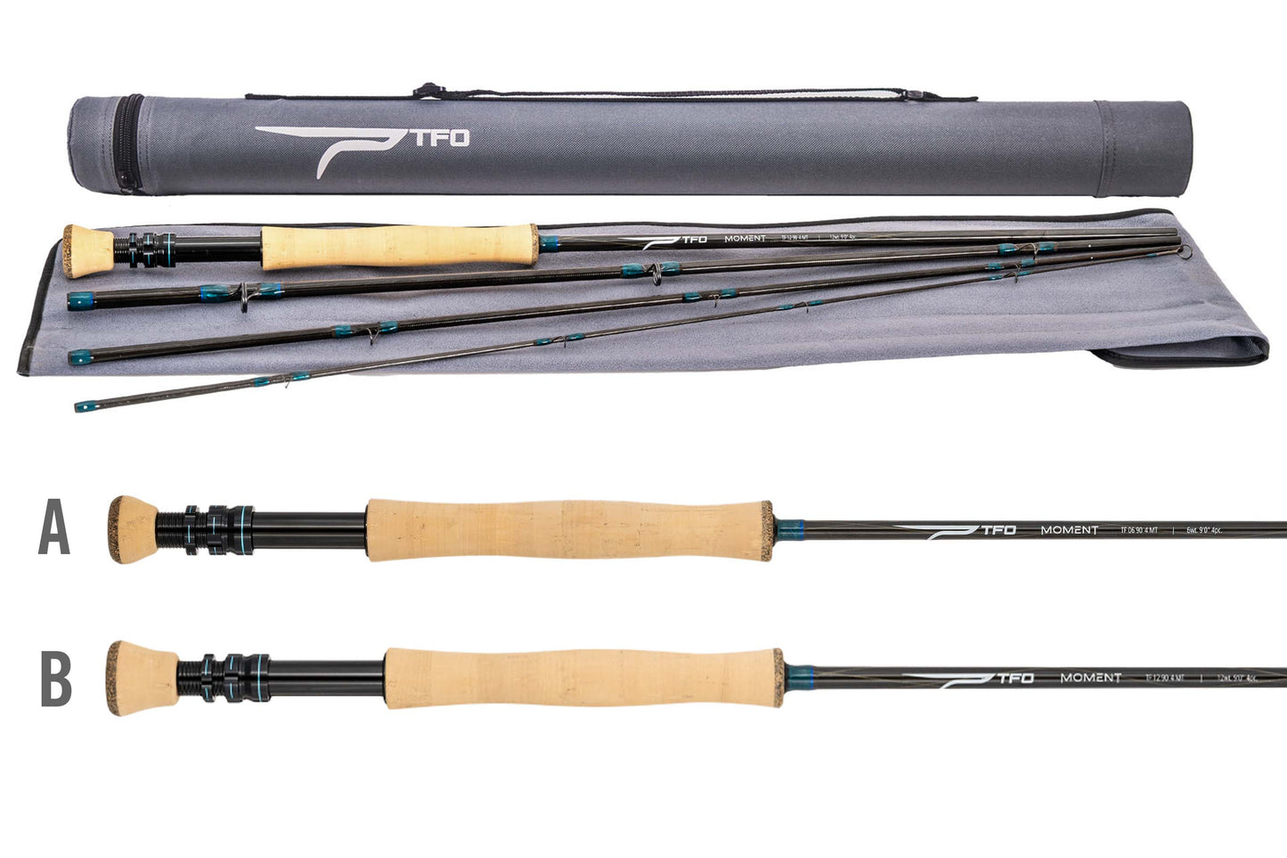TFO Moment full-wells grip with fighting butt