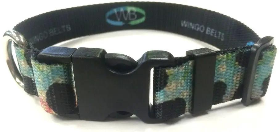Wingo Artisan Dog Collar - Rainbow Trout