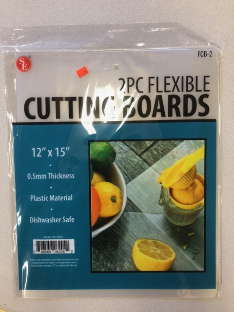 Flexible Cutting Boards — 12 x 15 in, 2 Pack