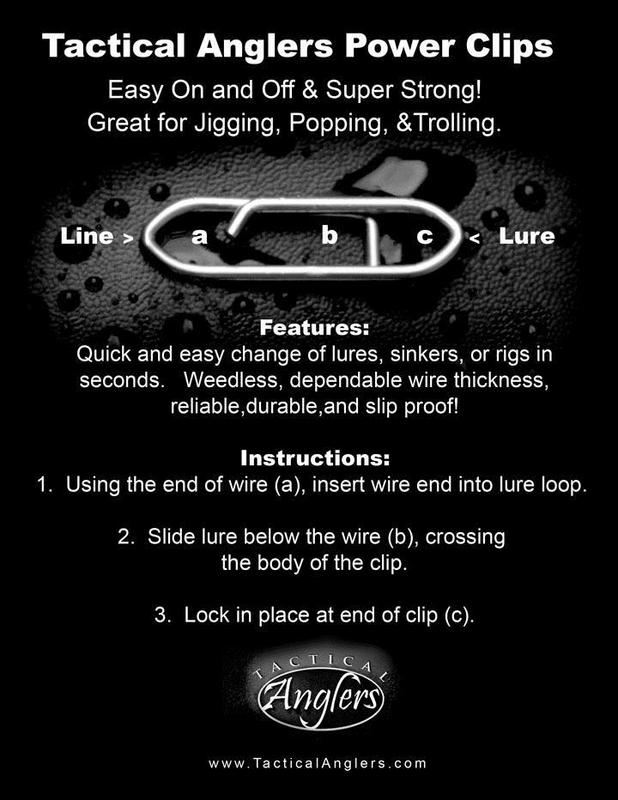 Tactical Anglers Power Clips